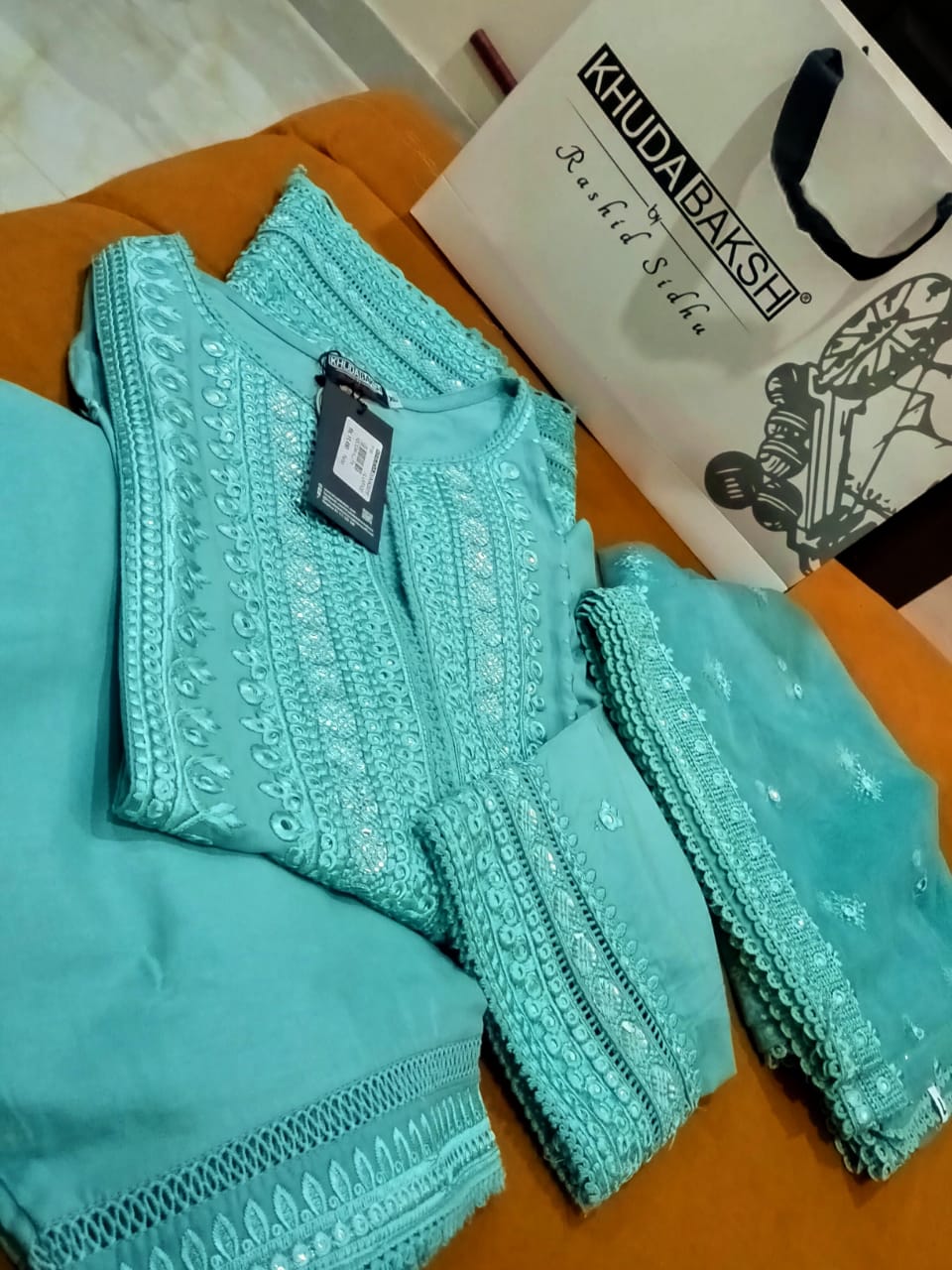 *NEW ARRIVAL*

3pc pure cotton shirt trouser with heavy work net Dupatta